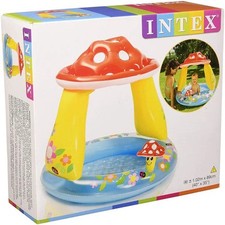 PISCINA BABY GONFIABILE FUNGO CM 102X89 CON TETTUCCIO - INTEX 57114
