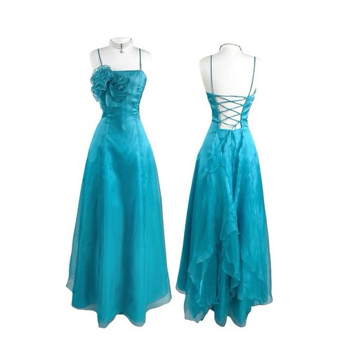 Abito sera vintage y2k blu - da,