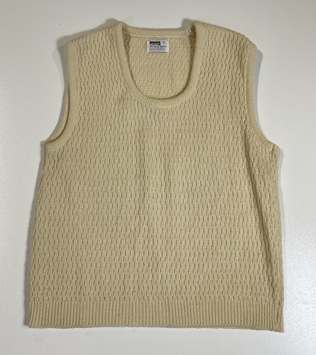 Gilet maglione maglia panna
