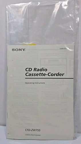 Sony radio cassette corder - radio, cassette-corder