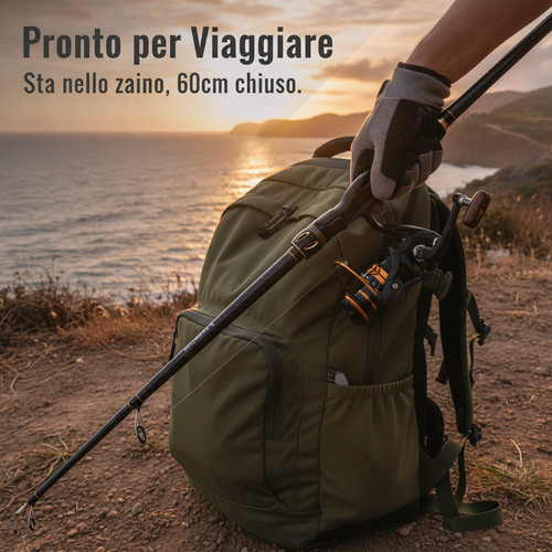 Canna pesca telescopica - da,
