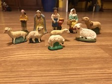 LOTTO DI N.10 STATUINE PRESEPE