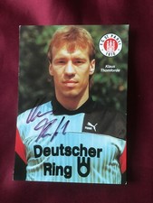 Autografo KLAUS THOMFORDE-FC St.Pauli-Anello tedesco-ex-Lituania/Unione Berlino-AK