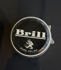 LUCIDO PER SCARPE BRILL MILANO ANNI 50 NERO vintage in scatola latta