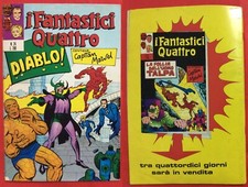 I FANTASTICI QUATTRO N.24 CORNO 22/02/1972 BUONO NO RESA ADESIVI OMAGGIO MARVEL