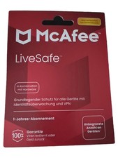 McAfee LiveSafe 1 anno di