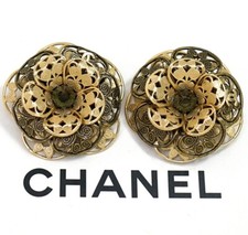 Orecchini CHANEL CC Logo Verde