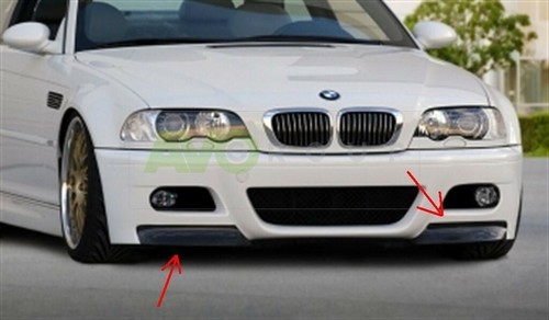 Spoiler zanne per paraurti bmw - spoiler,