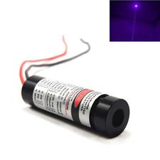 Modulo diodo laser viola/blu punto focalizzabile 405nm 20mW 13x42mm driver 3-5V