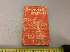 brochure depliant honda cr 480 R libretto uso e manutenzione no italiano