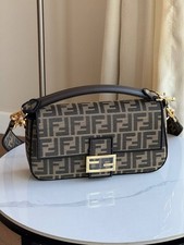 Fendi zucca pattern brown - fendi,