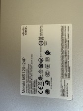 Cisco Meraki MS120-24P-HW switch PoE gestito da cloud 24 porte Gigabit 