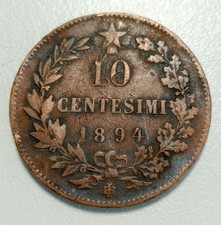 Moneta da 10 centesimi 1894 -
