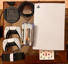 PS5 disco FAT + giochi + 2 controller + base ricarica + 2T espansione