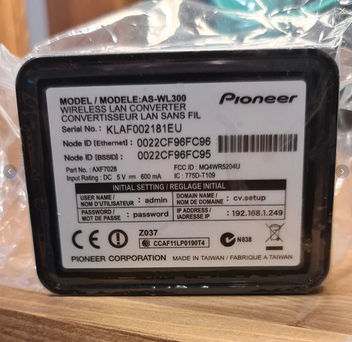Pioneer wl300 convertitore - pioneer, as-wl300
