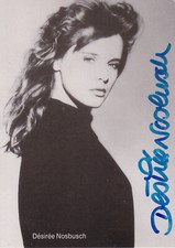 Autografo - Desiree Nosbusch