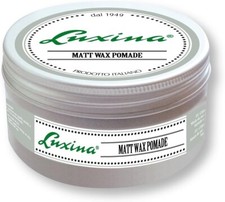 Luxina Matt wax pomade cera per capelli effetto opaco 100ml made in italy