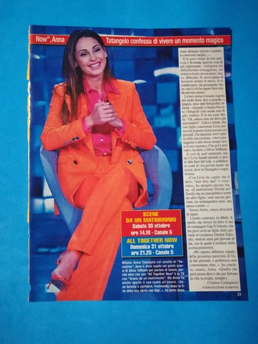 Ritaglio giornale gossip - giornale,
