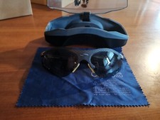 Occhiali Da Sole Rudy Project Vintage 70/80 Nero opaco Metallo Ciclismo original