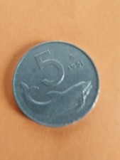 moneta 5 Lire 1951 Delfino