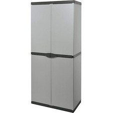 Mongardi 7810C04 Armadio Portascope, Grigio, 68 x 39,5 x 168 cm