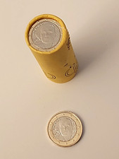 rouleau 1 euro Monaco 2025 nouvelle face Albert II disponible