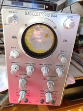 Oscilloscopio analogico UNA OHM G44 7MHz con Philips 3xJan 6922 2xEcc82 Miniwatt