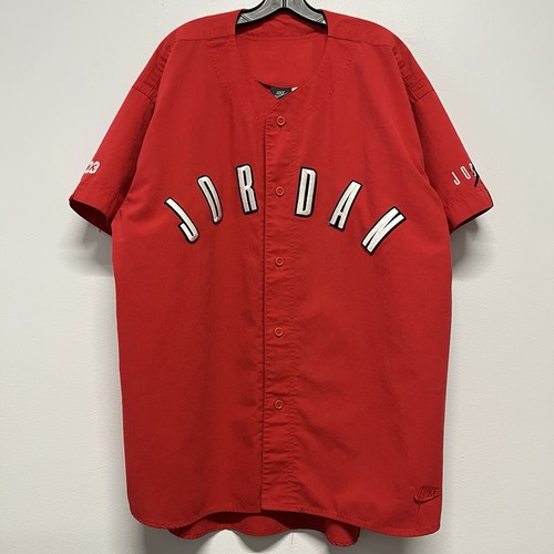 Maglia baseball rossa vintage