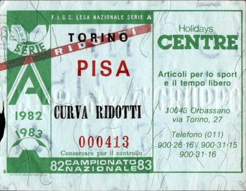 Biglietto stadio torino pisa - biglietto,