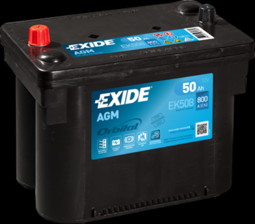 Batteria exide ek508 agm - batteria,