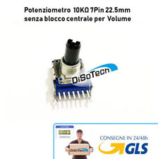 Potenziometro ALPS 10K 103A 7Pin 22.5mm senza blocco centrale Log