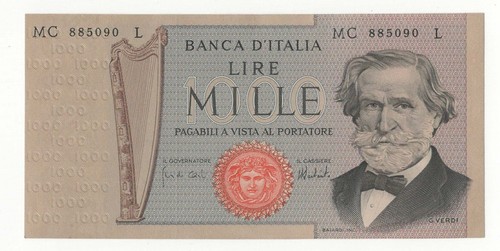 1000 lire giuseppe verdi - giuseppe, ii