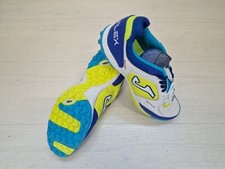 JOMA SCARPINI TOP FLEX TURF 622 WHITE-BLUE LACCI RICAMBIO CALCETTO FOOTGOLF