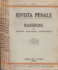 Rivista penale anno III, fasc
