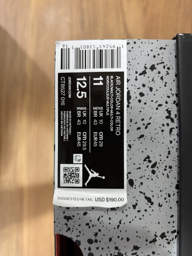 Taglia jordan 4 - 4, mid