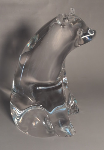 Scultura orso cristallo - , livio