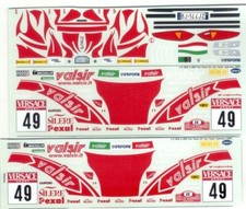 Decal 1/24 Fiat Punto kitcar Rally Sanremo 2000 Pedersoli BIG059 Racing 43