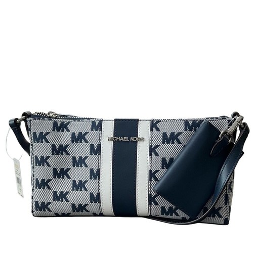 Pochette jacquard con logo