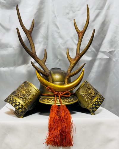 Samurai kabuto helmet deer - kabuto,