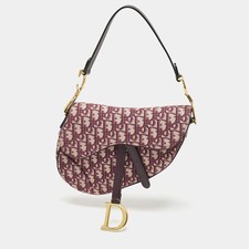 Borsa da sella Dior in tela