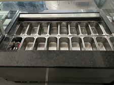 Vetrina Gelato 16 Gusti Completa Di Vaschettte Perfettamente Funzionante