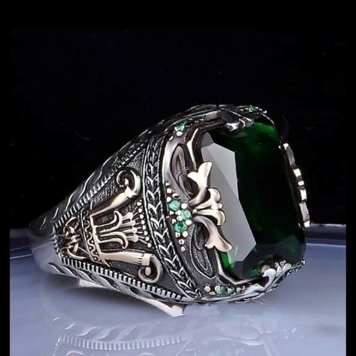 Anello uomo pietra zircone