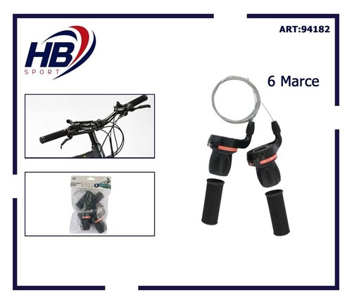 Coppia comandi cambio - cambio, bici