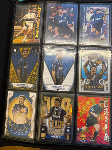 Cards javier zanetti - cards,