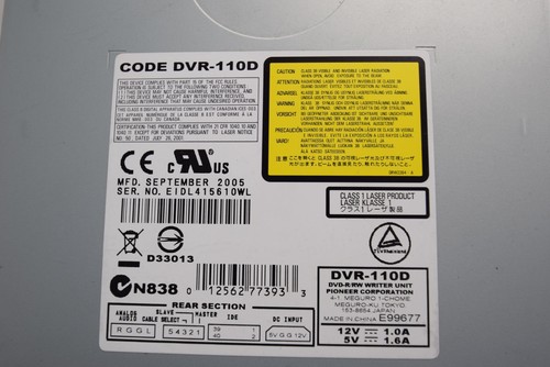 Pioneer graveur dvd - pioneer,