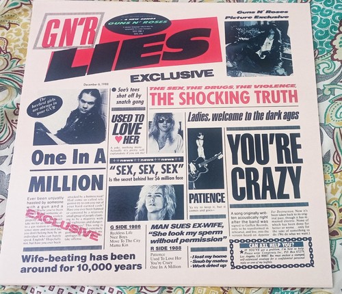 Guns roses lies lp - -, raro
