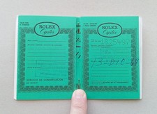 ROLEX Guarantee Warranty