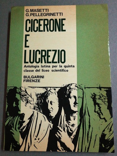 Libro cicerone lucrezio - cicerone, e