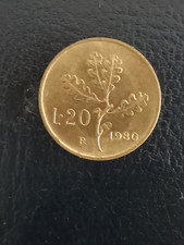 Moneta 20 Lire del 1980 della Repubblica Italiana ottime condizioni
