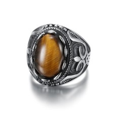 Anello uomo acciaio - acciaio, inox